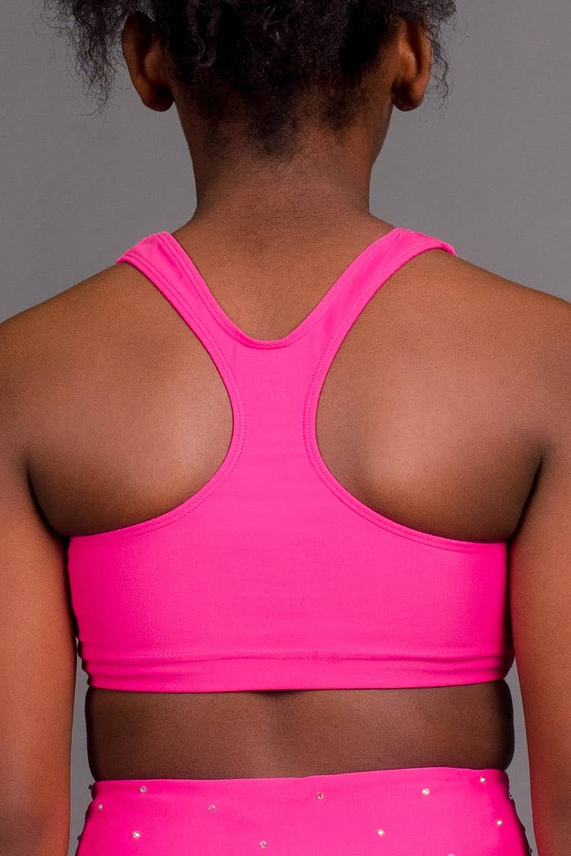 On the Go Sports Bra in Orchid Pink Crystal – Rebel Athletic