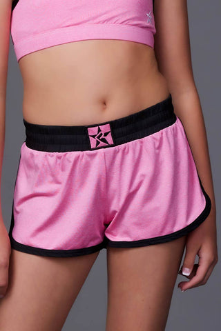Sport Short in Pink HeatherFlex