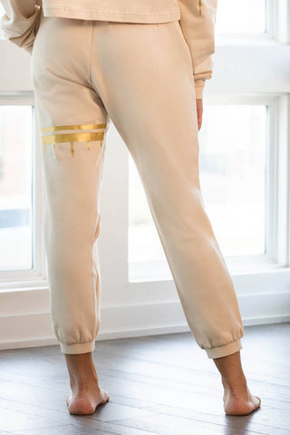 Relax Jogger in Cream Drip