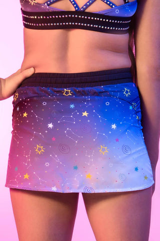 Mid Rise Skirt in Constellation