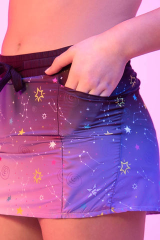 Mid Rise Skirt in Constellation