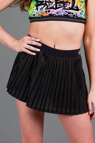 Pleated Skirt in Black - FINAL SALE