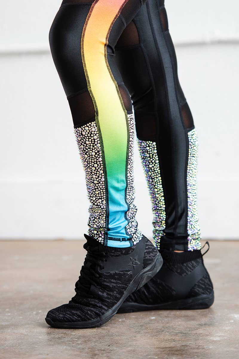 Legendary Legging in Rainbow Crystal – Rebel Athletic