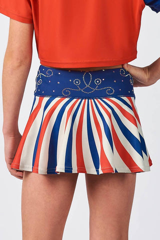 Legendary Flouncy Skirt in Carnival Stripe - FINAL SALE