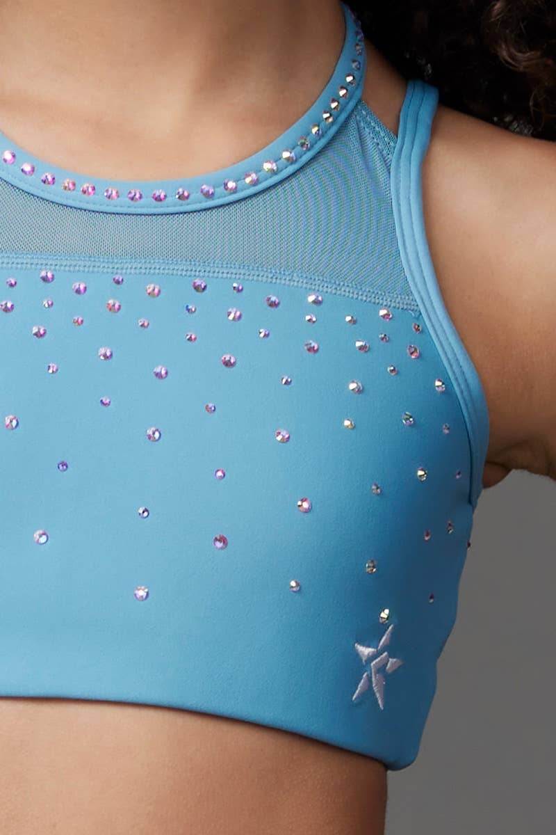 Rae Sports Bra - Olympia Blue  Athletic sports bras, Sports bra, 4 way  stretch fabric