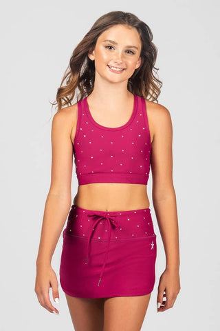 Warm Up Skirt in Cranberry