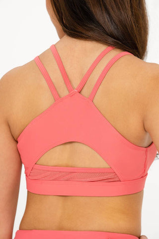 Wendy Sports Bra in Sweet Coral
