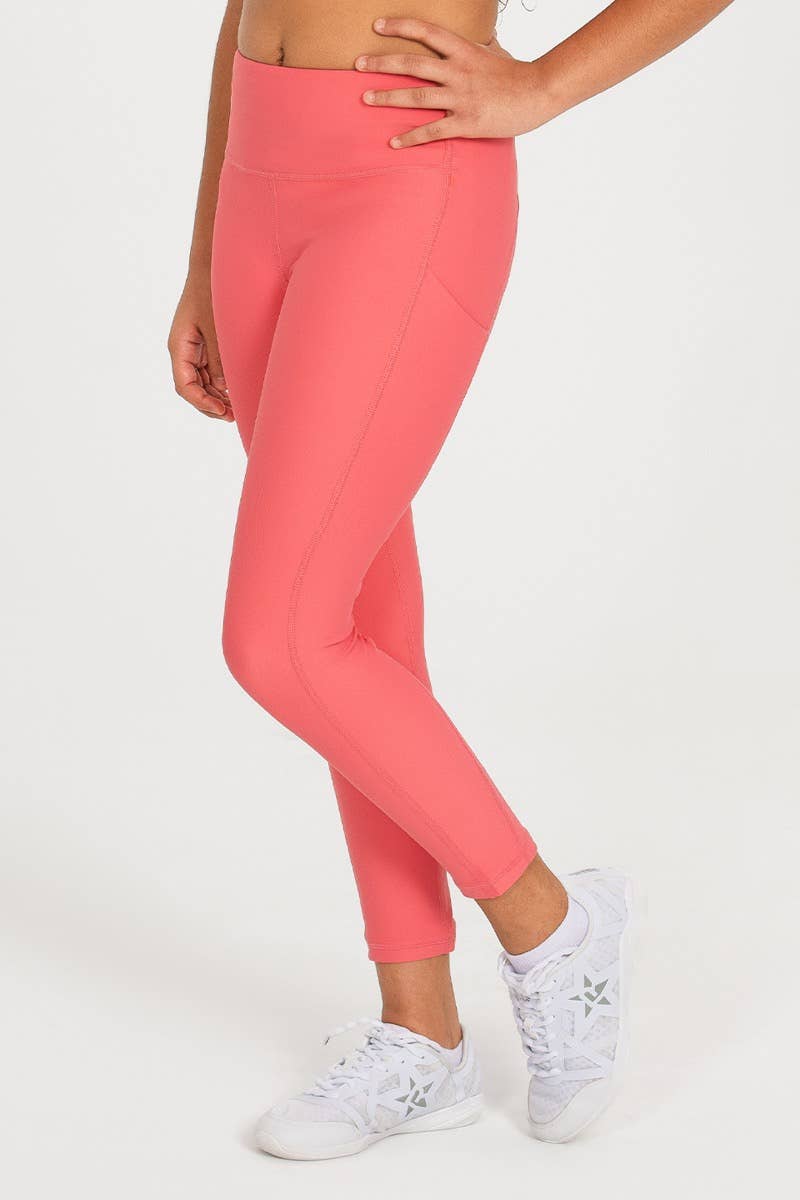 Iconic Legging in Sweet Coral – Rebel Athletic