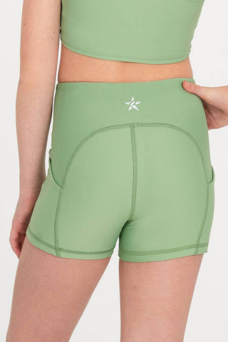 Iconic Compression Short in Jade