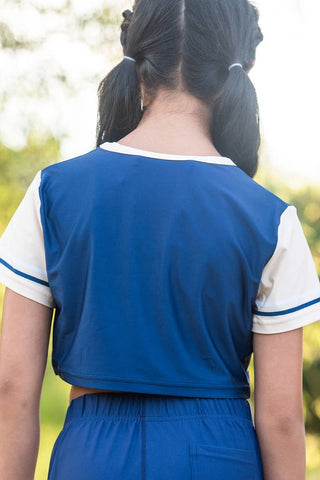 Cropped Tee in Camping Friends - FINAL SALE