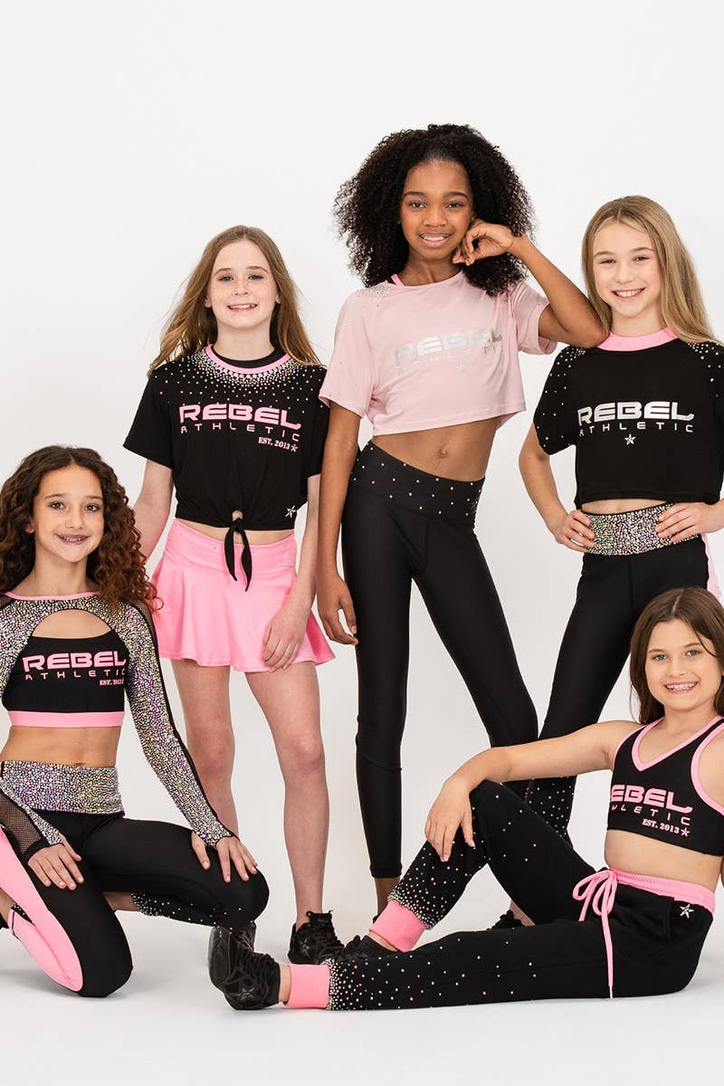 Crystal Couture Mesh Posh Sports Bra – Rebel Athletic