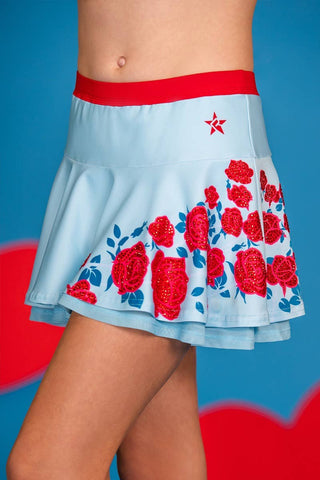 Flouncy Skirt in Rebel Roses