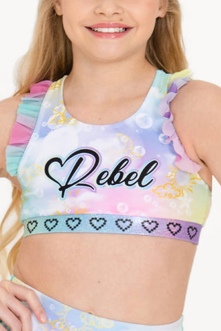 Rebel Athletic Girls - This outfit & view 🙌😍🌴Gabi Butler looks  #RebelLevel in the Rebel Athletic Cropped Top in White💟