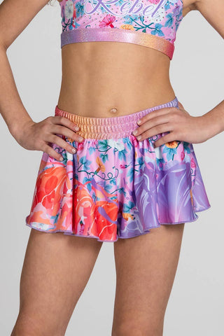 Flowy Athletic Short in Floral Fairytale