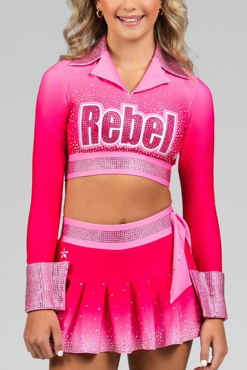 Elle Long Sleeve Top in Hot Pink – Rebel Athletic
