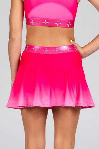 Flouncy Skirt in Hot Pink