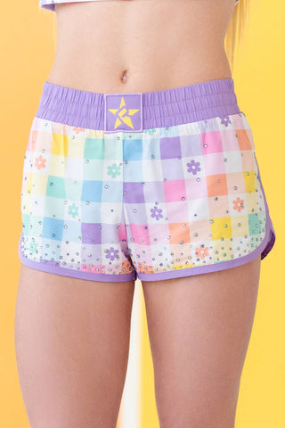 Sports Short in Pastel Picnic