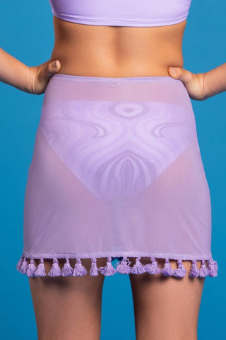 Cover Up Skirt in Lilac