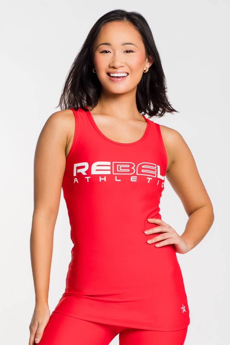 Redbear Sports Womens Peace & Love Running Tank Top