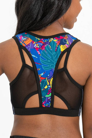 Leah Sports Bra in Paradise Passion