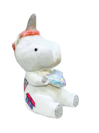 Special Edition Rebel Patch Unicorn in White