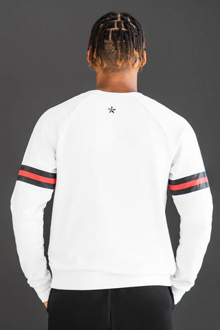TVCC Jersey Pullover in White - FINAL SALE