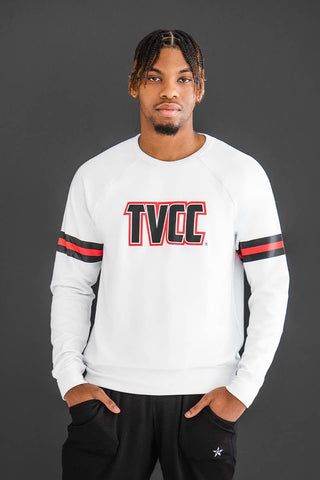 TVCC Jersey Pullover in White - FINAL SALE